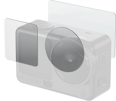 5892 Tempered Glass Screen Protector Kit for DJI Osmo Action 6