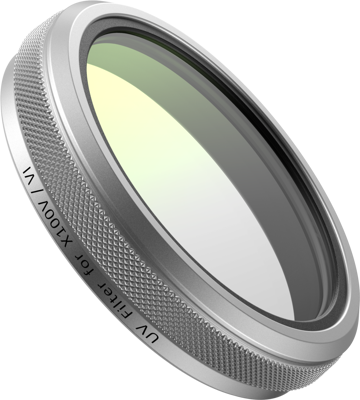 5853 UV Filter for FUJIFILM X100VI / X100V (Silver)