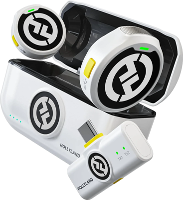 Lark M2 USB-C - Wireless Lavalier Microphone with USB-C Plug (Duo - Ivory White)