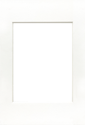 Passepartout White w. white core 15x21/10x15