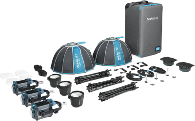 Evoke 150C 3-Light Kit in Trolley Case