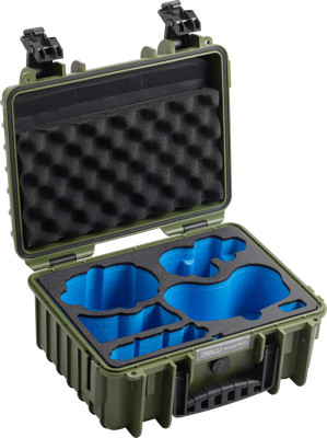 BW Outdoor Drone.case PP.117.Antigravity I Case type 3000 I Antigravity A1 I Bronze Green