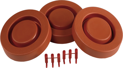 Push-on cap sparepart kit