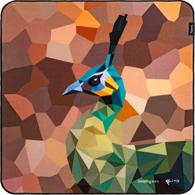 6040 Camera Wrap Wild China Film Series Green Peafowl Pattern