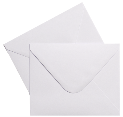 Envelope White 115x160 120g 50-pack