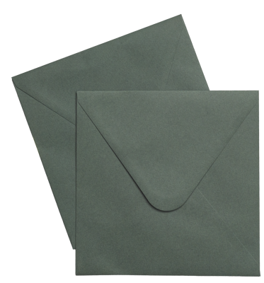 Envelope Green 160x160 110g 50-pack