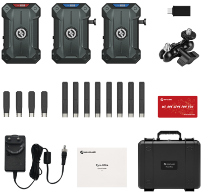 Pyro Ultra 1TX & 2RX Wireless Video Transmission System