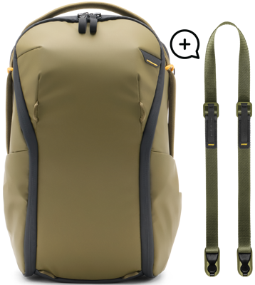 Everyday Backpack 15L Zip v2 I Kelp + Free Leash I Kelp