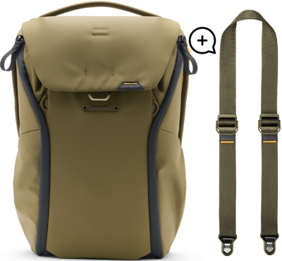 Everyday Backpack 20L v2 I Kelp + Free Slide Lite Strap I Kelp