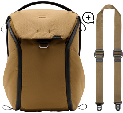 Everyday Backpack 20L v2 I Coyote + Free Slide Lite Strap I Coyote