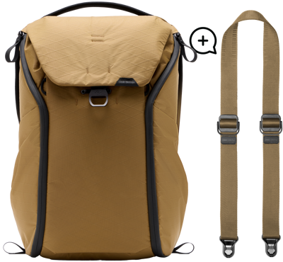 Everyday Backpack 30L v2 I Coyote + Free Slide Lite Strap I Coyote
