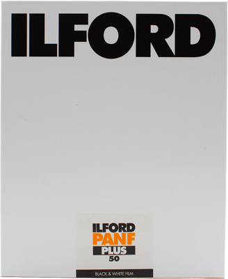 Ilford Film Pan F 50 8x10" 25 sheets