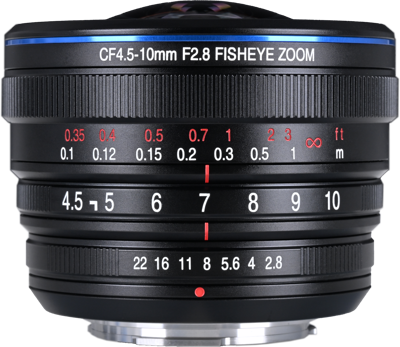 4.5-10mm f/2.8 CF Zoom Fisheye Lens - MFT