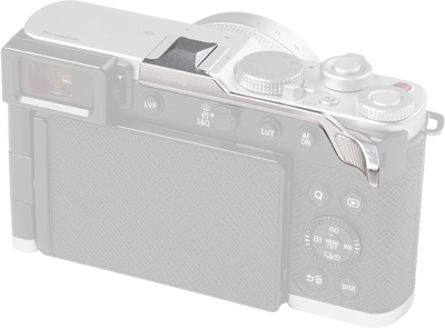 5703 Thumb Grip for Panasonic LUMIX L10 Silver