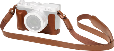 6275 Leather Half Case Kit for Panasonic LUMIX L10 Brown