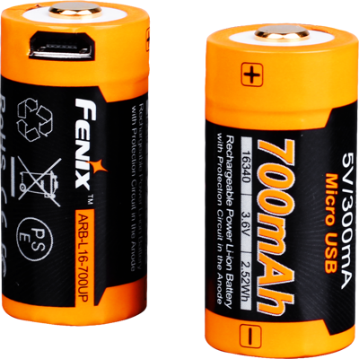 Battery ARB-L16-700 UP (700mAh 16340 battery)