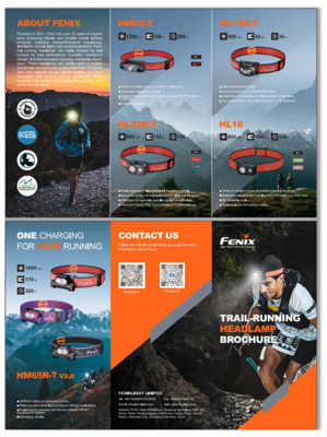 POS. Fenix Trail Running Headlamp Brochure