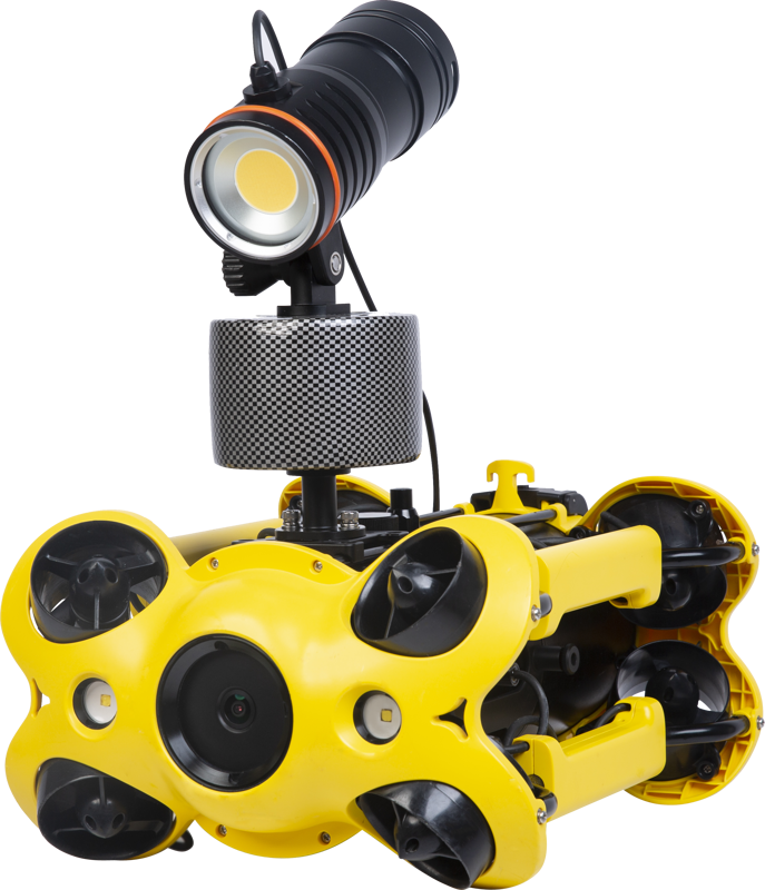 Chasing M2 S 2.0 Floodlight podczas pracy z dronem
