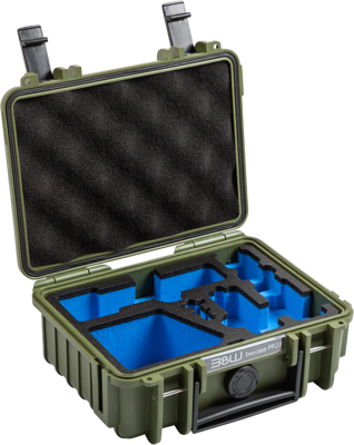 BW Outdoor Action Case Type 500 DJI Osmo Pocket 4 Creator Combo I Bronze Green