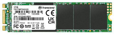SATA III SSD 832S, Single Side, M.2 2280 SSD, SATA B+M Key, TLC I 512GB