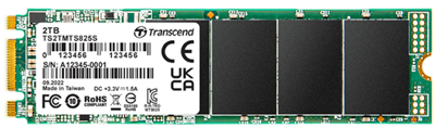 SATA III 6Gb/s M.2 SSD 825S, M.2 2280 SSD, SATA3 B+M Key, TLC I 1TB