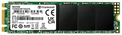 SATA III 6Gb/s M.2 SSD 800S, M.2 2280 SSD, SATA3 B+M Key, MLC I 256GB