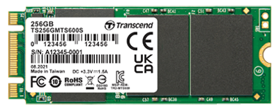 SATA III 6Gb/s M.2 SSD 600S, M.2 2260 SSD, SATA3 B+M Key, MLC I 64GB