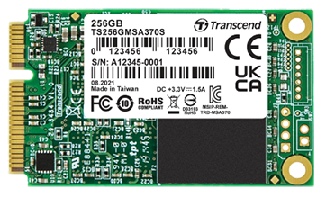 SATA III 6Gb/s mSATA SSD 370S, mSATA SSD, SATA3, MLC I 64GB