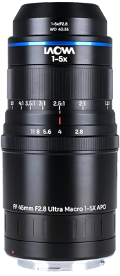 Aksen 45mm f/2.8 1-5X Ultra Macro APO Canon RF