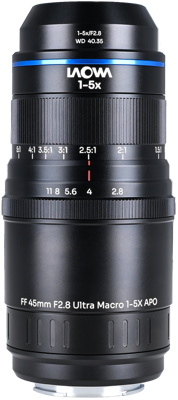 Aksen 45mm f/2.8 1-5X Ultra Macro APO Sony FE