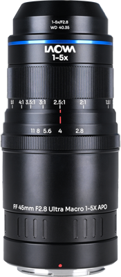 Aksen 45mm f/2.8 1-5X Ultra Macro APO Nikon Z