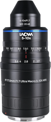 Aksen 17.5mm f/1.7 5-10X Ultra Macro APO Canon RF