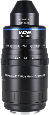 Aksen 17.5mm f/1.7 5-10X Ultra Macro APO Sony FE