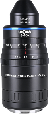 Aksen 17.5mm f/1.7 5-10X Ultra Macro APO L-Mount