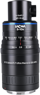 Aksen 17.5mm f/1.7 5-10X Ultra Macro APO (Coaxial Illumination Version) Canon RF