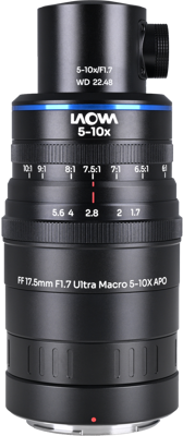 Aksen 17.5mm f/1.7 5-10X Ultra Macro APO (Coaxial Illumination Version) Nikon Z