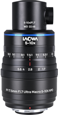 Aksen 17.5mm f/1.7 5-10X Ultra Macro APO (Coaxial Illumination Version) Nikon F