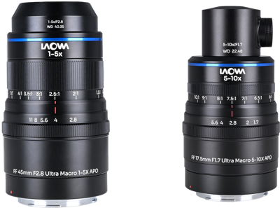 Aksen 2-lens Bundle  [45mm f/2.8, 17.5mm f/1.7 (Coaxial Illumination Version)] Canon EF
