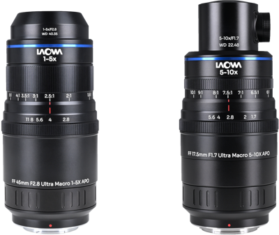 Aksen 2-lens Bundle  [45mm f/2.8, 17.5mm f/1.7 (Coaxial Illumination Version)] Fuji X