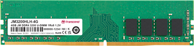 JetRAM DDR4-3200 U-DIMM CL22 (1Rx8) 4GB