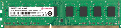JetRAM DDR3-1333 U-DIMM CL9 (2Rx8) 4GB