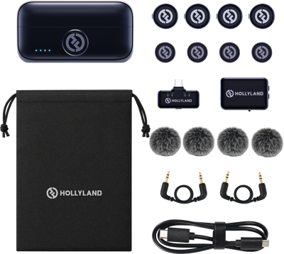 Lark M3 Combo 4TX&2RX USB-C and Camera RX and 4 x Wireless Microphone