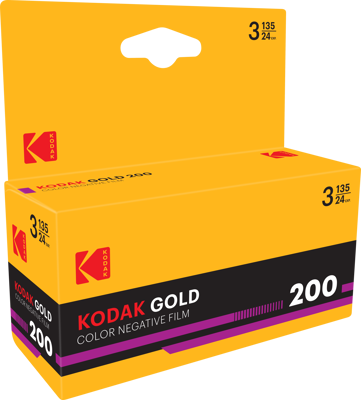 Eastman Kodak Gold 200 135-24 exp 3-pack Horizontal