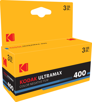 Eastman Kodak Ultramax 400 135-24 exp 3-pack Horizontal
