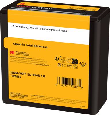 Eastman Kodak Ektapan 100 135- 30,5M bulk Roll