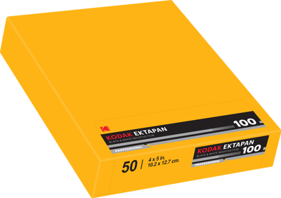 Eastman Kodak Ektapan 100  4X5 50 sh