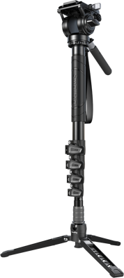 6624 Aluminium Monopod (5 sections) with Videohead