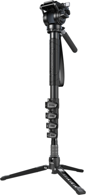 6625 Carbon Fiber Monopod (5 sections) with Videohead