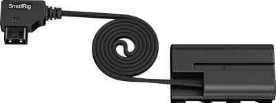 6415 D-Tap to NP-F550 Attachable Self-Coiling Dummy Battery Power Cable