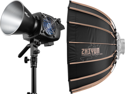 LED Molus B300 Cob Light incl. Softbox Parabolic 60cm (Bowens Mount)